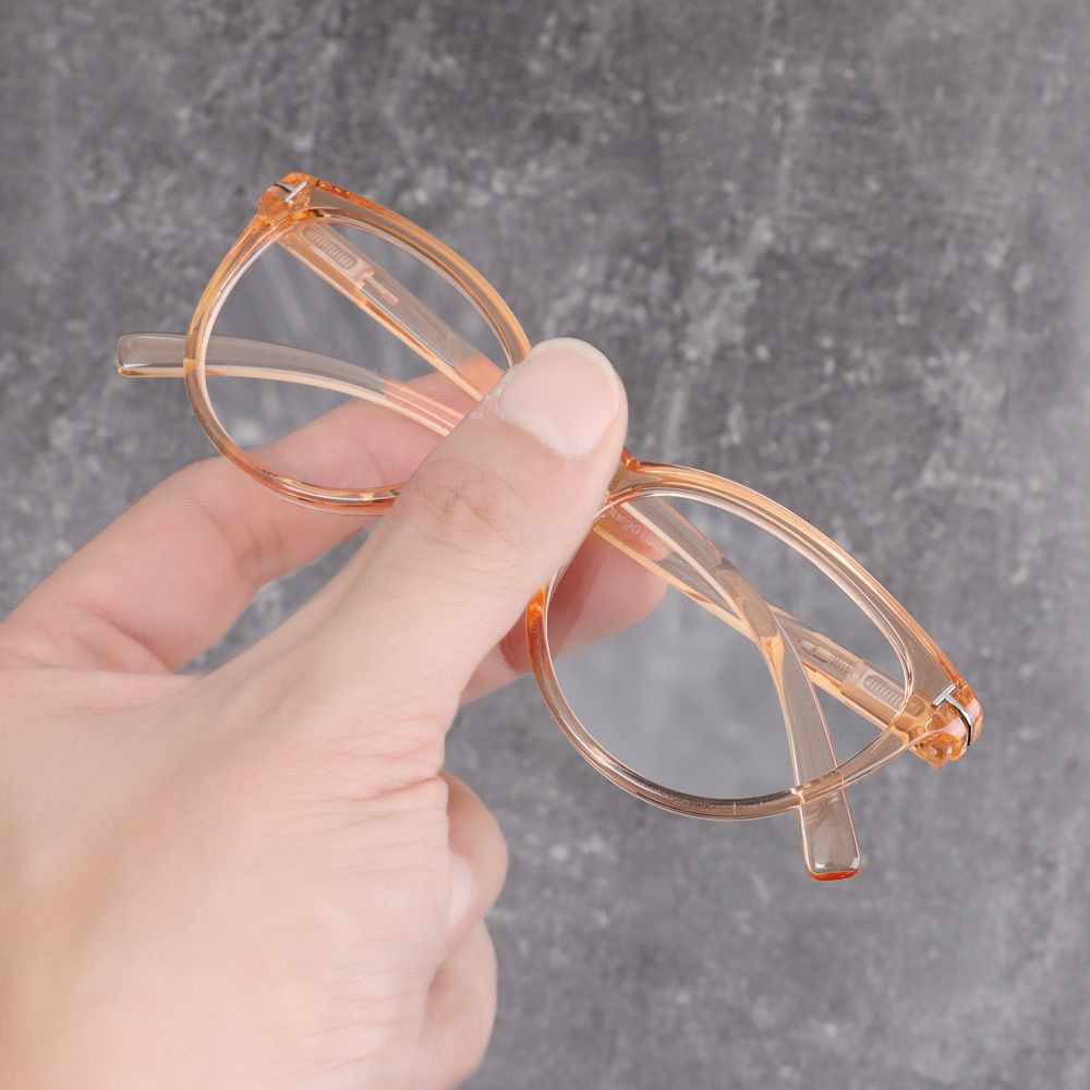 Kính Đọc Sách Gọng Tròn Bằng Nhựa Resin Chống Bức Xạ Phong Cách Vintage Thời Trang Cho Nam Và Nữ