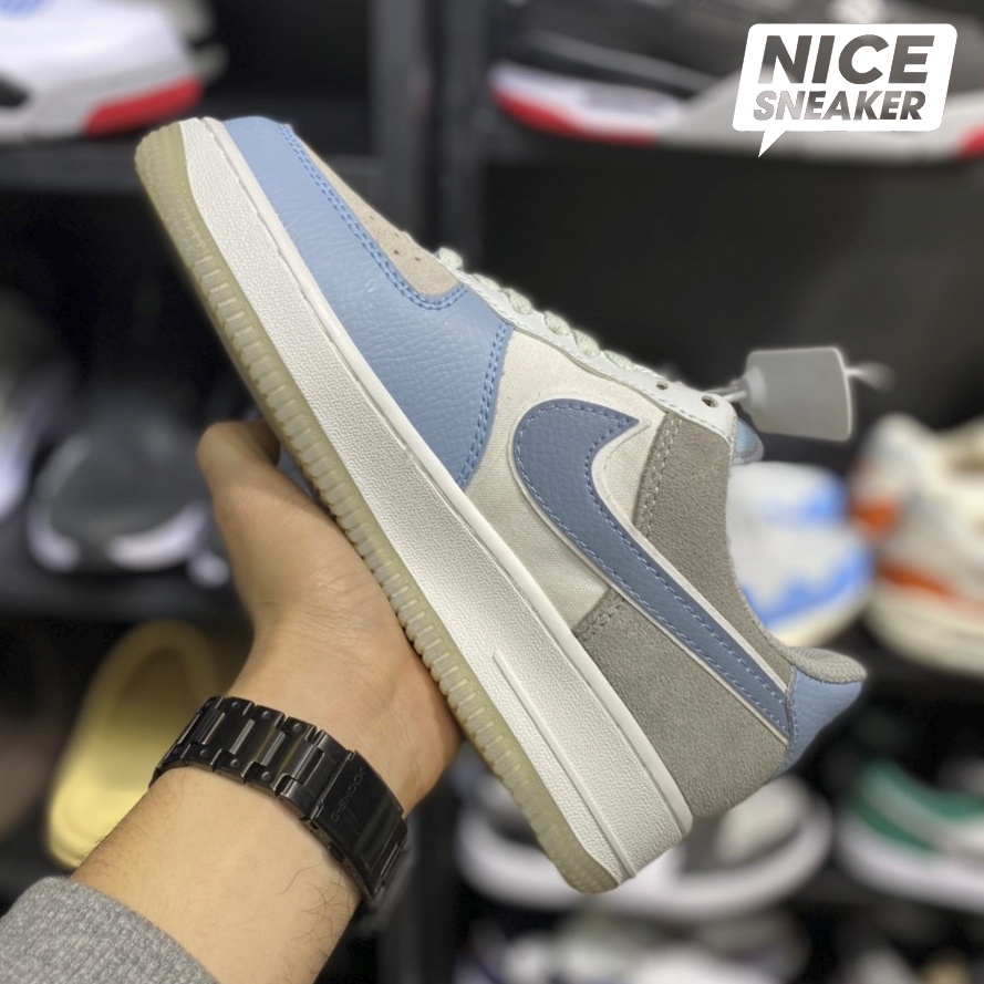 Giày Nike Air Force 1 Low Light Armony Blue Obsidian Mist - Phiên bản high quality | Nice Sneaker .