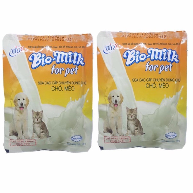 Sữa Bột Bio-Milk Cho Chó Mèo (100g)