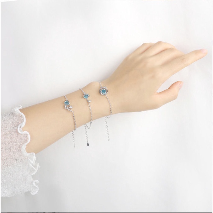 Vòng tay Lắc tay nữ đính đá chủ đề ngân hà siêu sang BAG U LTNA12