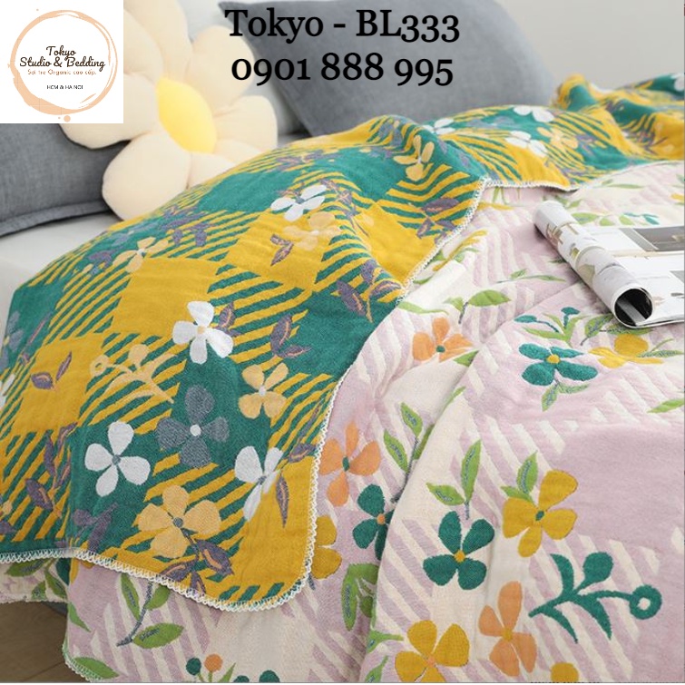 S80_Chăn Xô Organic Cotton Dòng Cao Cấp