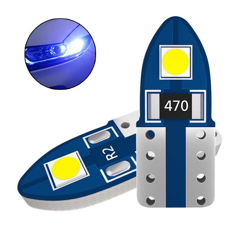 Bóng Đèn LED T10 W5W 194 Chipets Cho Xe Hơi