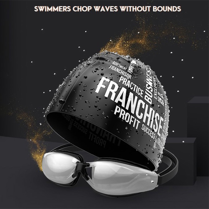 Combo kính và mũ bơi