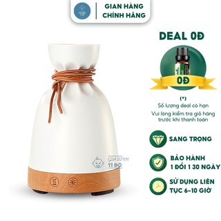 Máy xông tinh dầu Cao Cấp Premium Dung Tích 140ml Kết Hợp Đèn Ngủ Ấm Áp