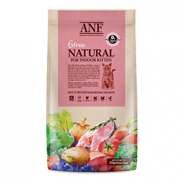 [400G] Hạt ANF 6Free Natural For Indoor Cat - Thức Ăn Hạt Hữu Cơ Cho Mèo