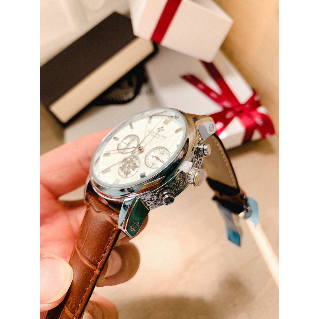 Đồng hồ Nam Patek phillippe kính chống xước, chạy full kim, bảo hành 12 tháng - Đồng hồ patek | BigBuy360 - bigbuy360.vn