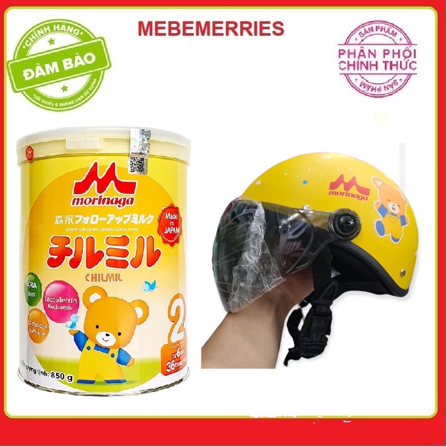 (TÁCH QUAI mẫu mới)SỮA MORINAGA SỐ 2 850G (hàng chính hãng do Lê Mây phân phối)