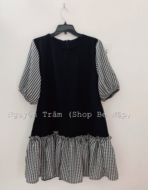 Đầm Suông Đuôi Cá Phối Caro Bigsize 67-87Kg [Hình Thật Chính Chủ] | BigBuy360 - bigbuy360.vn