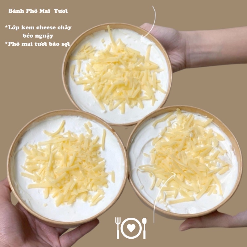 Bánh Bông Lan Kem Phô Mai Tươi