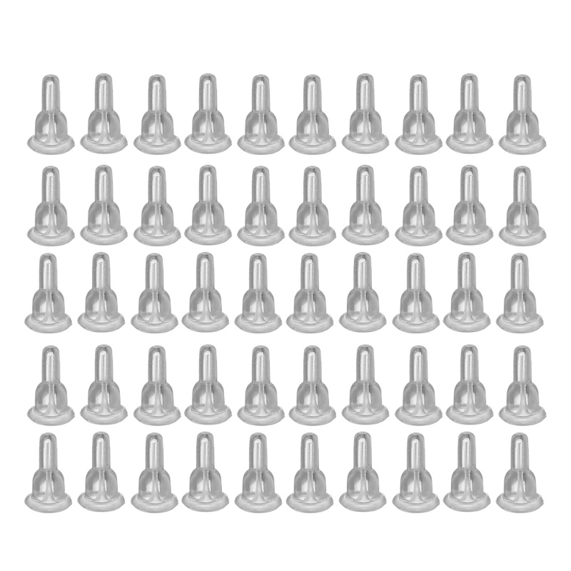 Set 50 Miếng Đệm Silicon Mềm Mại Hỗ Trợ Làm Trang Sức DIY