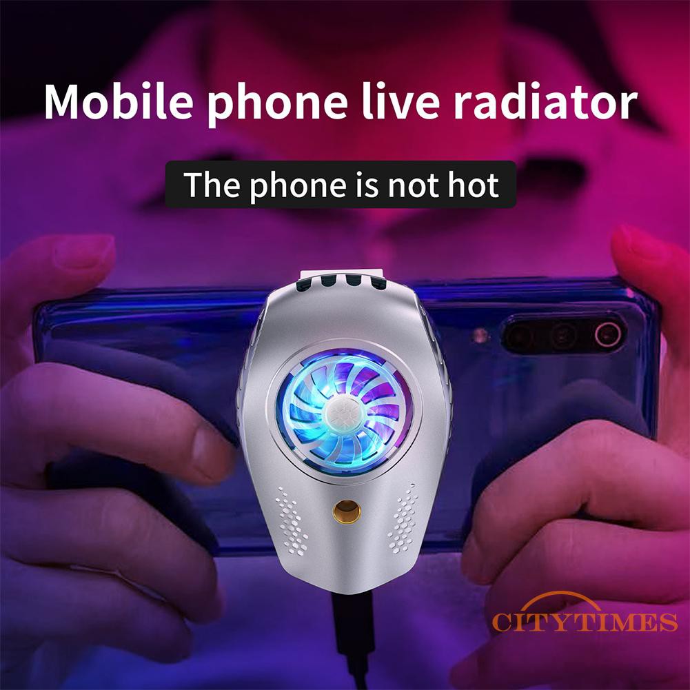 〖Ci〗 K3 RGB Semiconductor Cell Phone Cooler for Mobile Gaming Live Streaming