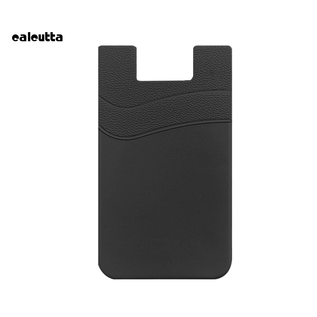 Ngăn Đựng Thẻ Gắn Lưng Điện Thoại Bằng Silicon Tiện Dụng