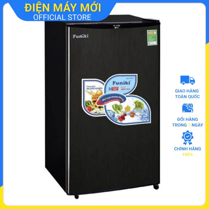 Tủ lạnh Mini 90 lít Funiki FR-91DSU Màu Đen Mẫu 2022 -Bảo hành chính hãng toàn quốc