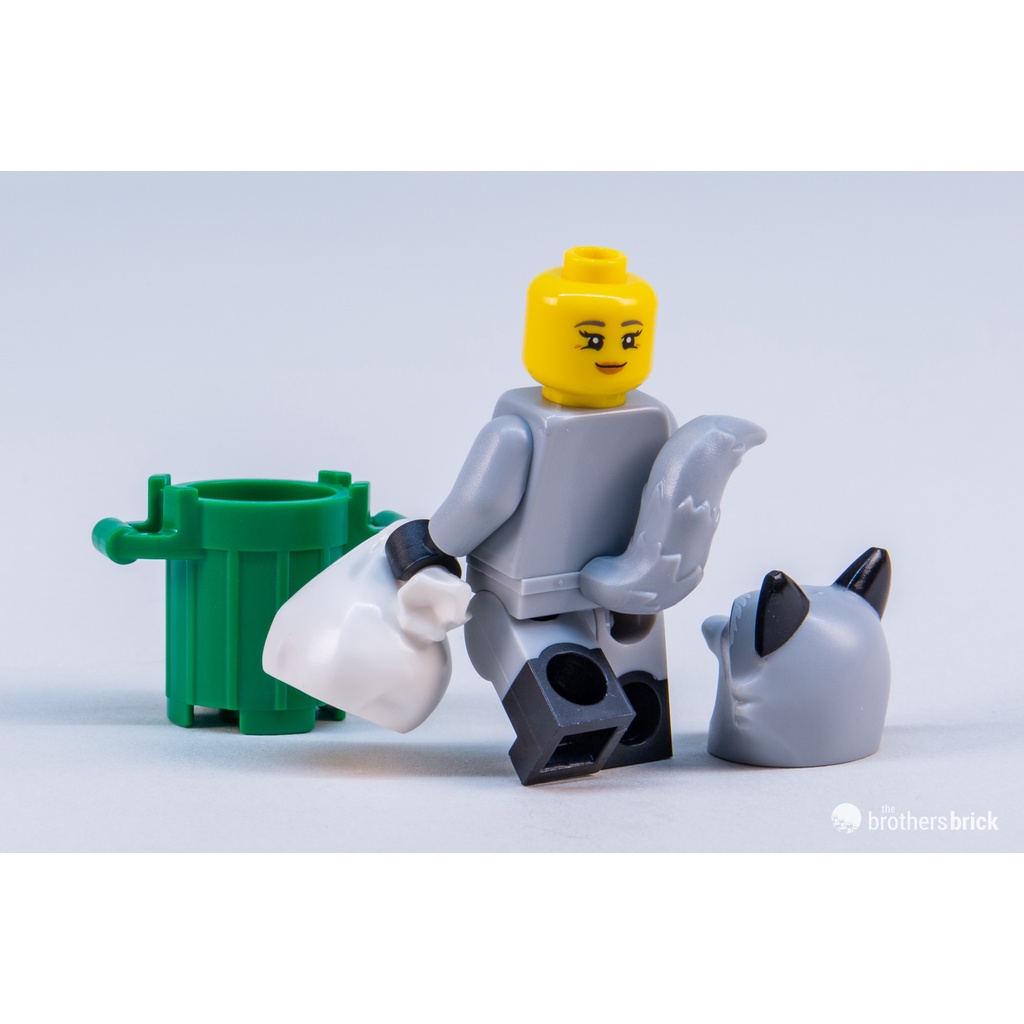 Nhân vật LEGO Minifigures 22 71032 Racoon Costume Fan - Fan với trang phục chú chồn NEWSEAL