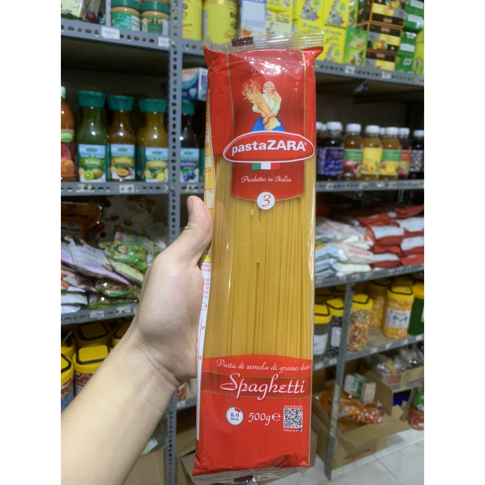 Mỳ ý Spaghetty Pasta zara số 3 500g