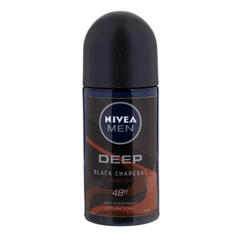 Lăn khử mùi Nivea Men Deep Black Charcoal hương cà phê Espresso 50ml