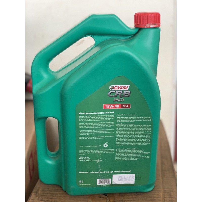 Nhớt Castrol CRB MultiPoint 20w50/ 15W40 CF-4 dùng cho động cơ máy dầu