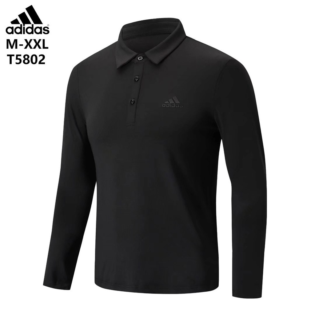 ☬✤Áo sơ mi POLO dài tay Golf doanh nhân giải trí