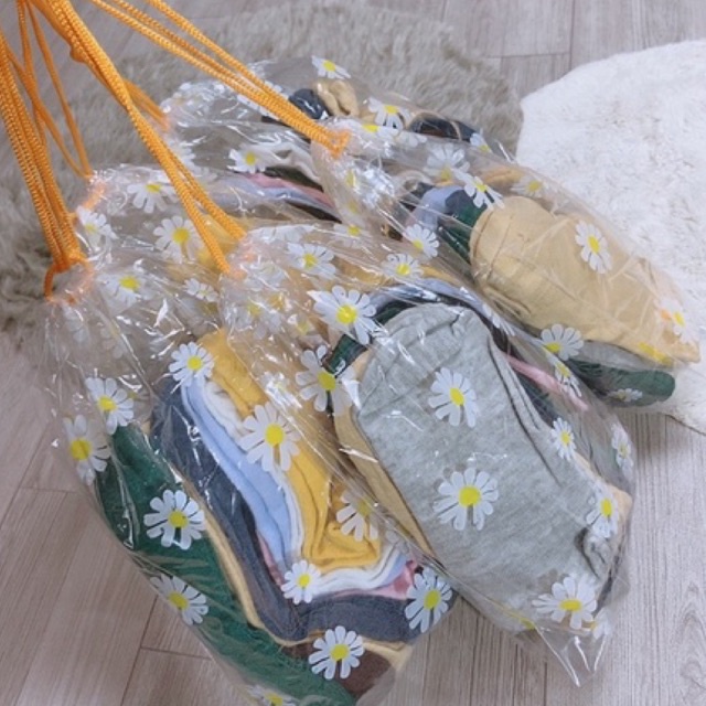 Tất hoa cúc Vớ hoa cúc hoạ mi xinh xinh set 10 đôi 10 màu