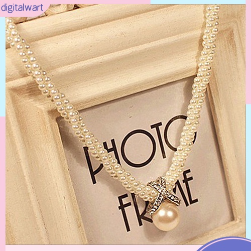 Vòng cổ chuỗi hạt ngọc trai nhân tạo sang trọng thanh lịch dành cho nữ