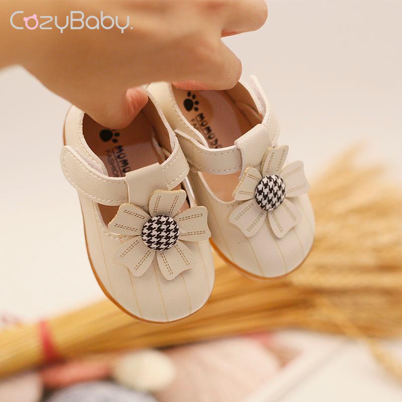 Giày Công Chúa Đế Mềm Đính Hoa Thời Trang Xuân Hè Cho Bé Gái 0-4 Tuổi