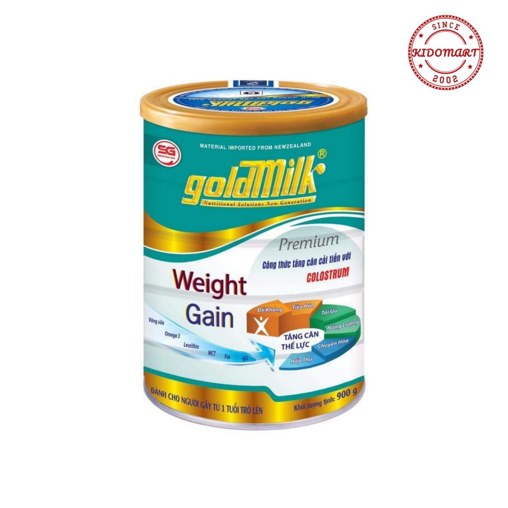 Sữa Goldmilk WeightGain 900g Sữa Người Gầy