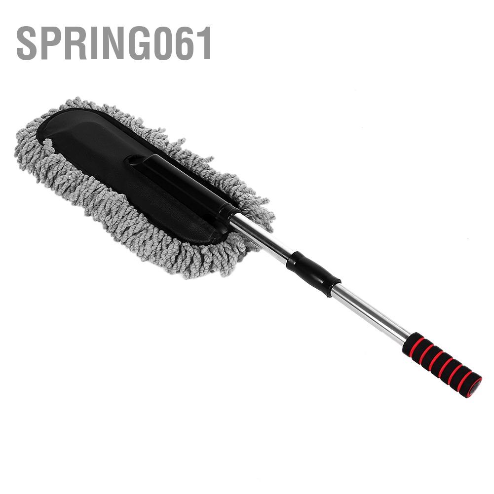 Spring061 Bàn chải làm sạch ô tô ZTB cửa sổ Duster có thể mở rộng thu vào Sáp bụi rửa được Kéo