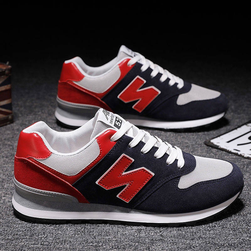 Giày thể thao N shaped 574 cổ thấp phong cách Hàn Quốc dành cho nam