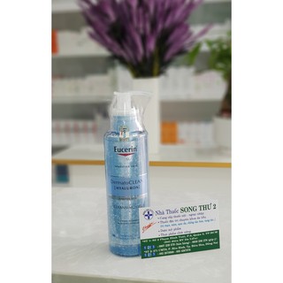 Eucerin dermatoclean cleansing gel - gel rửa mặt cho mọi loại da