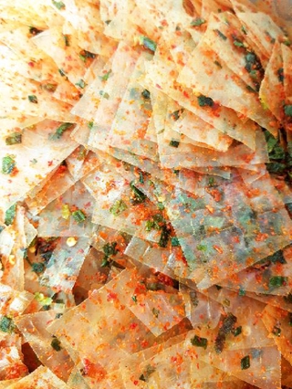 Bánh tép hành miếng