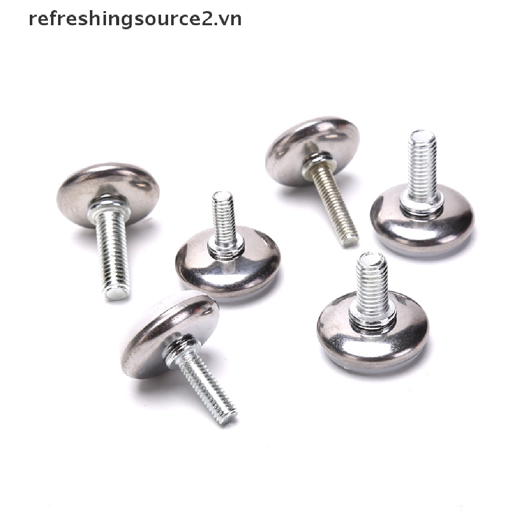 Bộ 4 Chân Bàn Bằng Thép Chống Trượt M6 M8 15 / 20 /
