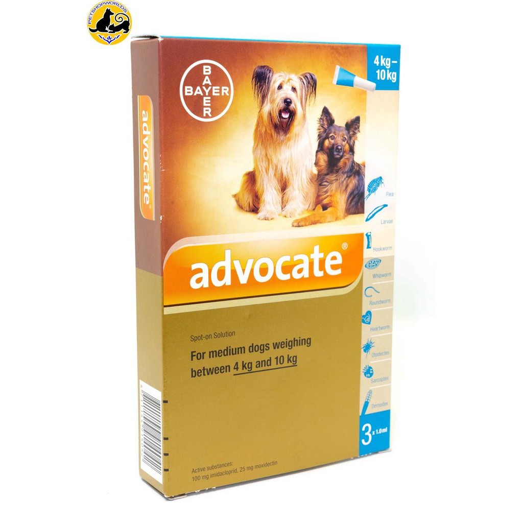 Nhỏ Gáy Diệt Ký Sinh Chó Từ 4-10kg Advocate/1 Tuýp