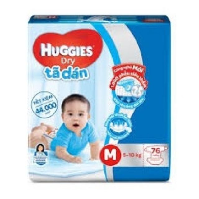 Tã dán HUGGIES M76