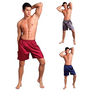 Quần sọt pijama chất phi bóng cho nam giới