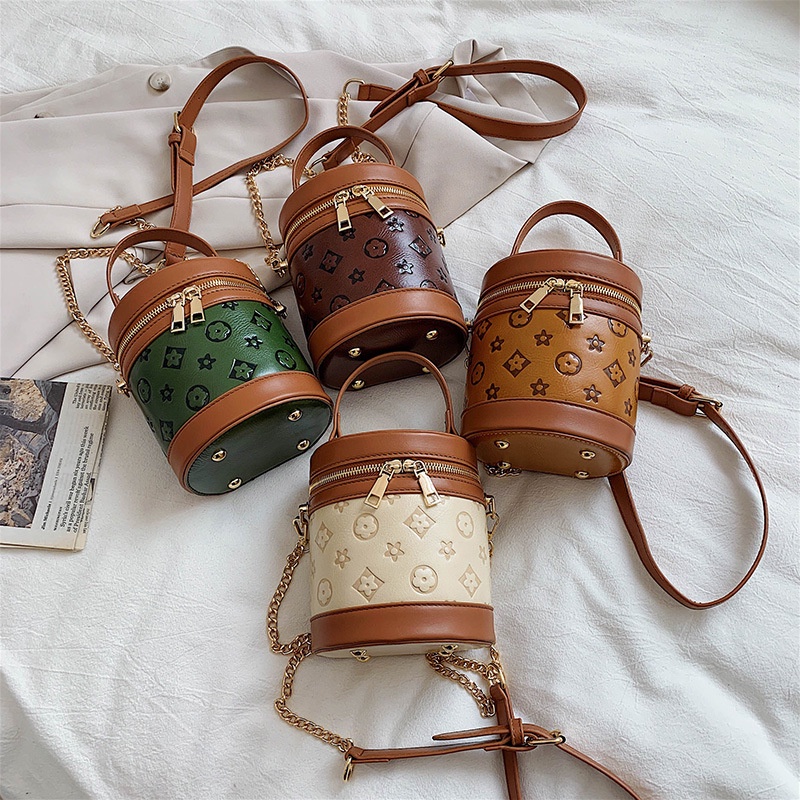 Túi đeo chéo vai họa tiết dập nổi thời trang sành điệu cho nữ