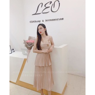 VÁY 2S TẦNG XẾP LY