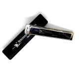 Kèn harmonica Tremolo Swan Senior key C (Bạc) HQ Plaza 206480 kèm hộp và bao nhung