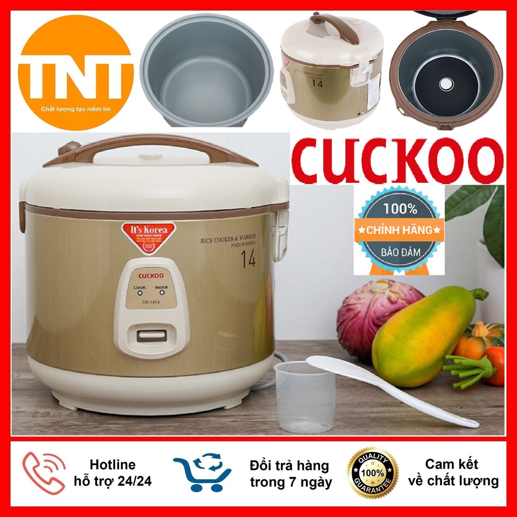 Nồi Cơm Điện CUCKOO 2,5 Lít CR 1413, Hàng Chính Hãng, Bảo Hành 24 Tháng