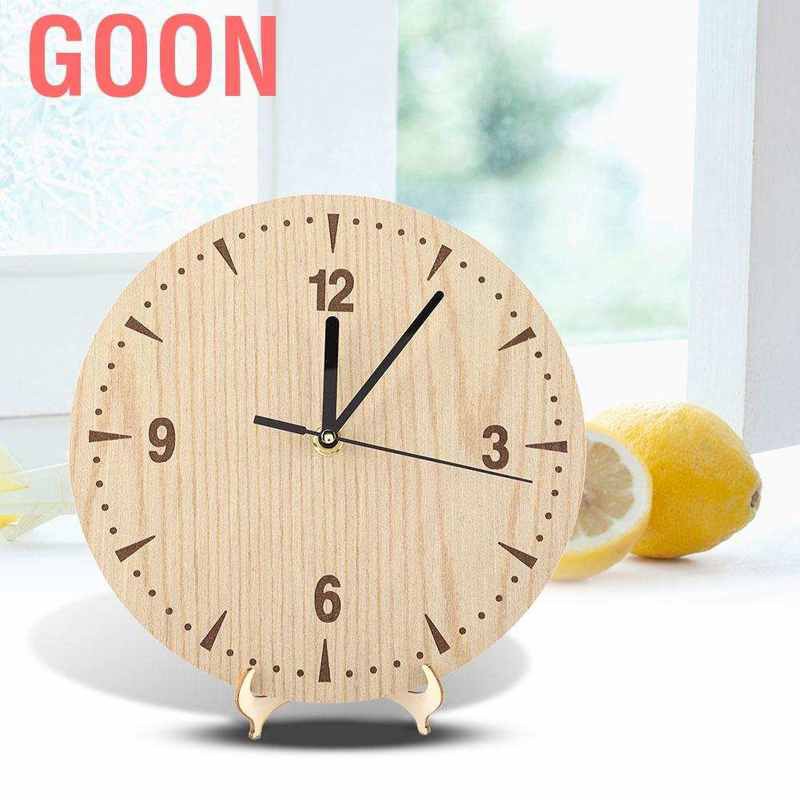 GOON Đồng Hồ Để Bàn Chất Liệu Gỗ