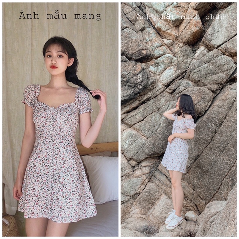 VÁY HOA NHÍ TRẮNG BE PASS 150K