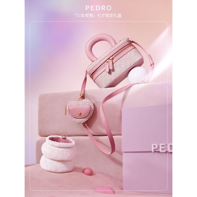 PEDRO - Túi đeo chéo dạng hộp phối zip hàng xuất dư