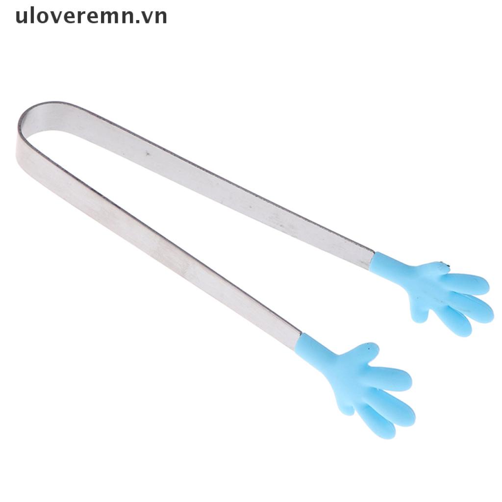 Kẹp Gắp Đá / Salad / Thực Phẩm Bằng Thép Không Gỉ Và Silicone Tiện Lợi Dành Cho Nhà Bếp