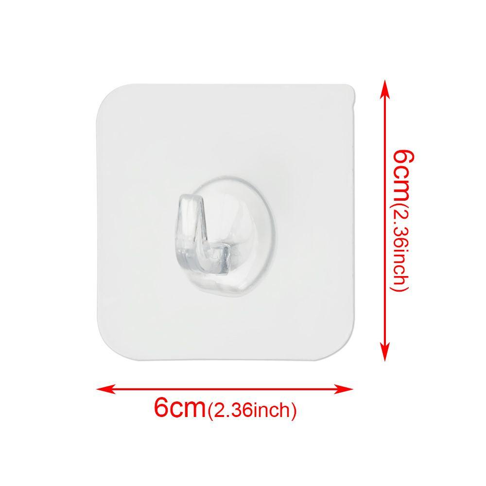 Set 5 / 10 Giá Đỡ Dán Tường Không Đường Viền Cho Phòng Khách Nhà Bếp Phòng Tắm