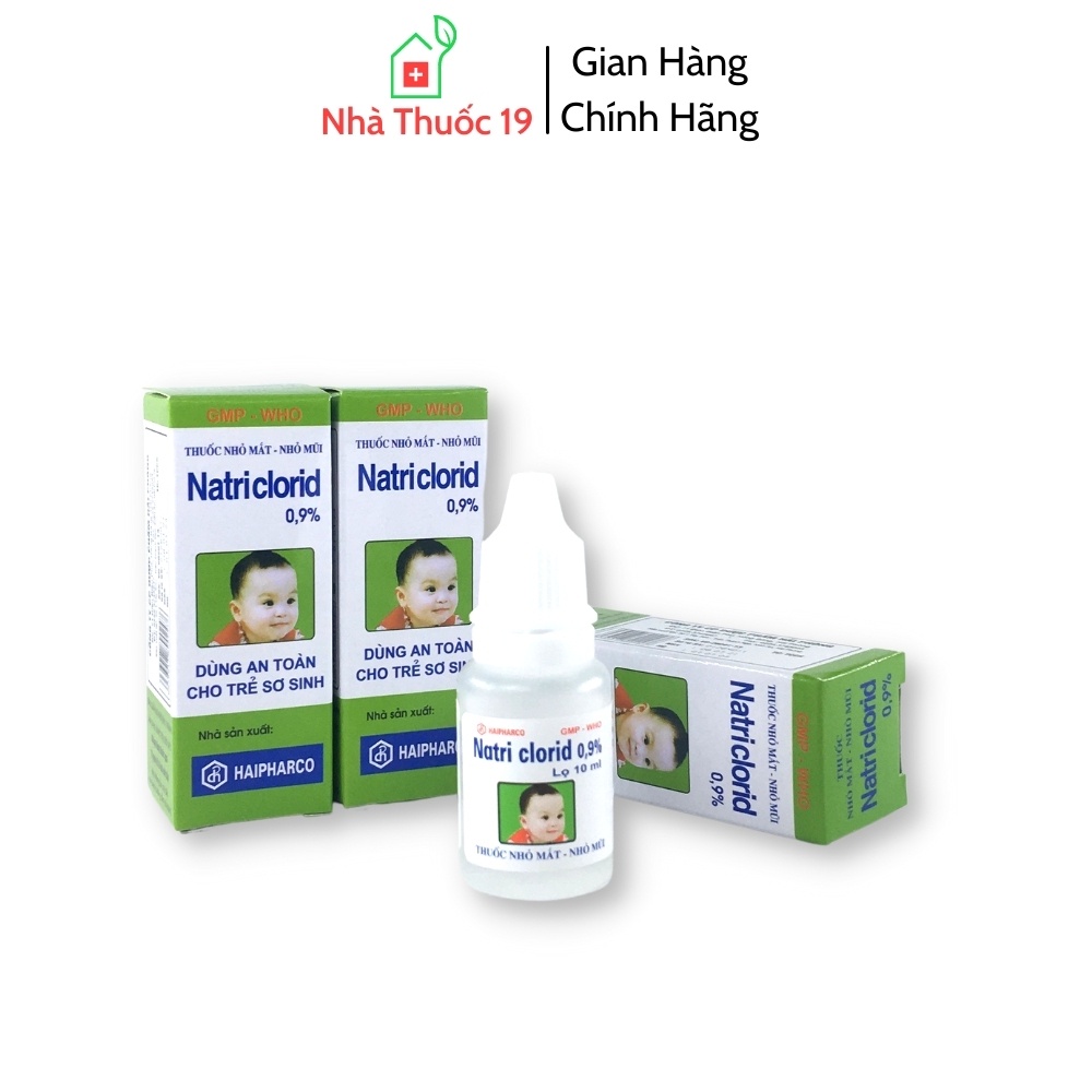 Nước Muối Biển Dùng Cho Bé Lọ 10ml, Nước Muối Biển Vệ Sinh Mũi Làm Sạch Bụi Bẩn, Thông Thoáng Mũi Ngừa Sổ Mũi