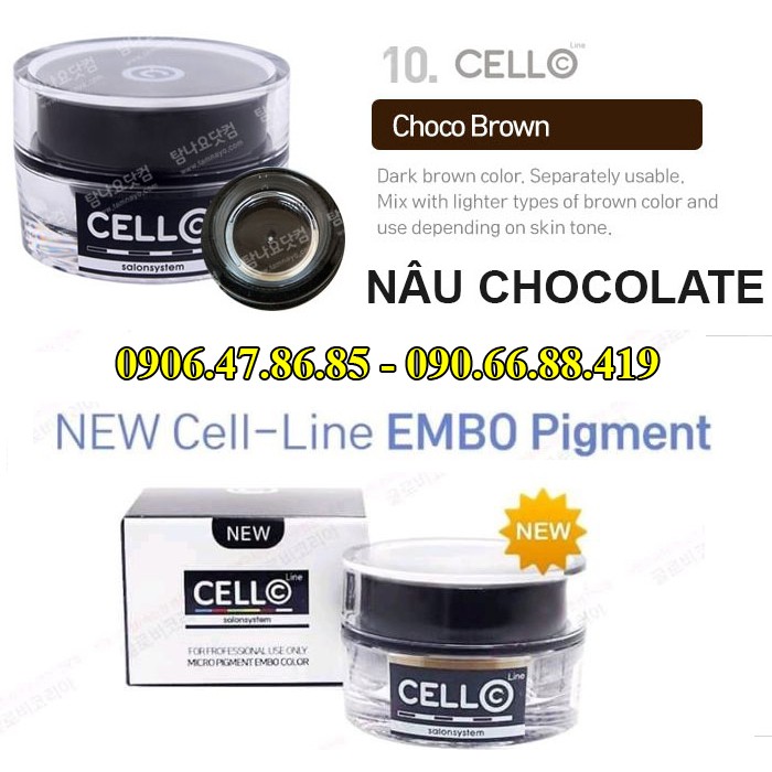 Sáp khắc cello điêu khắc chân mày 10ml Hàn Quốc