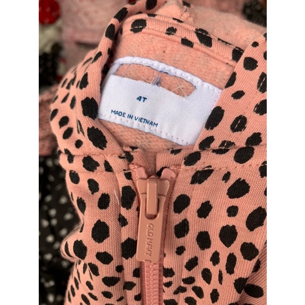 XẢ KHO DƯ XỊN CẮT MÁCÁo khoác nỉ Oldnavy bé gái dài tay thu đông