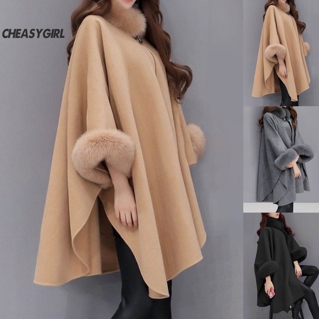 Áo choàng dày giữ ấm thời trang thu đông
 | BigBuy360 - bigbuy360.vn