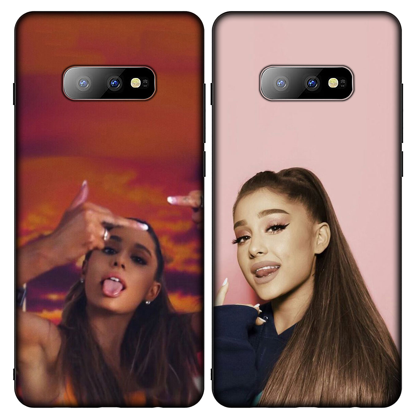 Ốp điện thoại silicon mềm in hình Ariana Grande cho Samsung Galaxy S9 S10 S20 FE Ultra Plus Lite S20+ S9+ S10+ S20+