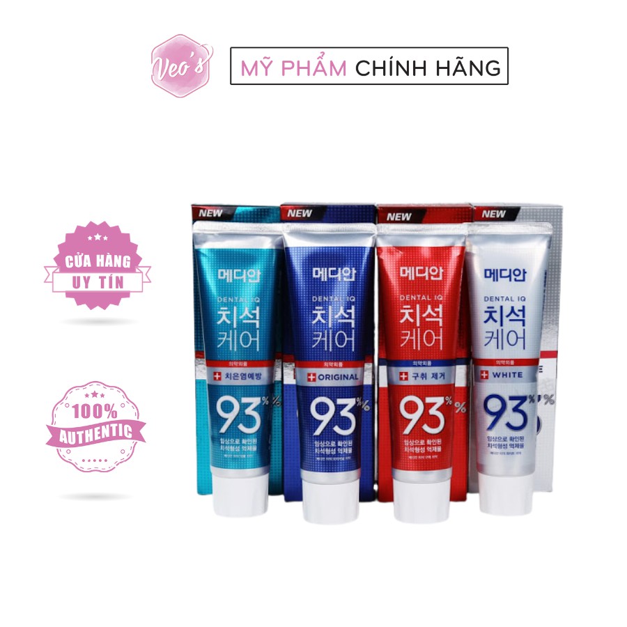 Kem đánh răng Hàn Quốc Median Dental IQ 93% Toothpaste 120g