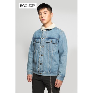 Áo Khoác BOO Jeans Nam Nữ Unisex Oversize Dáng Rộng, Cổ Lông Tháo Dời Phong Cách